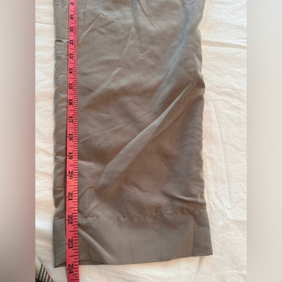 🎉Prologue Trousers W/Decorative Waistband & Sash Greige Color Size M - Picture 9 of 11